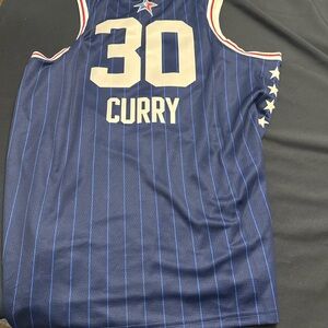 Blue STEPH CURRY ALL-STAR GAME Basketball Jersey NEW w/ tags 2XL